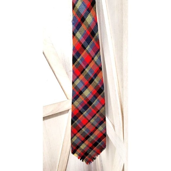 Botany MEXTEX VTG 40s 50s Plaid Wool Neck Tie - RARE! - Picture 3 of 6